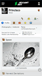 Mobile Screenshot of princisco.deviantart.com