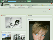 Tablet Screenshot of princisco.deviantart.com