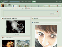 Tablet Screenshot of new-radio.deviantart.com
