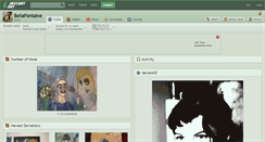 Desktop Screenshot of bellafontaine.deviantart.com