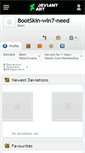 Mobile Screenshot of bootskin-win7-need.deviantart.com