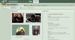 Desktop Screenshot of draco-hermione.deviantart.com