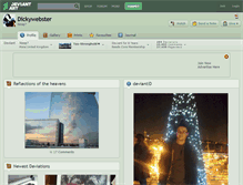 Tablet Screenshot of dickywebster.deviantart.com