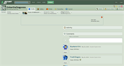 Desktop Screenshot of emberthedragoness.deviantart.com