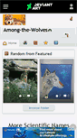 Mobile Screenshot of among-the-wolves.deviantart.com