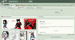 Desktop Screenshot of camagoo.deviantart.com