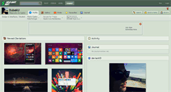 Desktop Screenshot of dubaku.deviantart.com