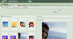Desktop Screenshot of katoun.deviantart.com