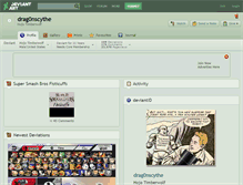 Tablet Screenshot of drag0nscythe.deviantart.com