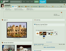 Tablet Screenshot of aniko82.deviantart.com