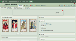 Desktop Screenshot of greenmangatekeeper.deviantart.com