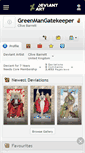 Mobile Screenshot of greenmangatekeeper.deviantart.com