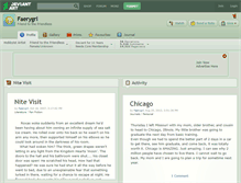 Tablet Screenshot of faerygrl.deviantart.com