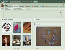 Tablet Screenshot of kis4y.deviantart.com
