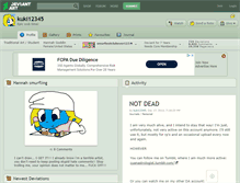 Tablet Screenshot of kuki12345.deviantart.com