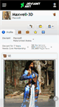 Mobile Screenshot of maxwell-3d.deviantart.com