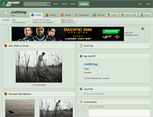 Tablet Screenshot of cretinhop.deviantart.com