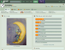 Tablet Screenshot of minkisbaby.deviantart.com