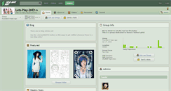 Desktop Screenshot of lets-play-2ne1.deviantart.com
