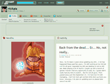 Tablet Screenshot of hizikata.deviantart.com