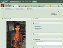 Tablet Screenshot of brezoianu.deviantart.com