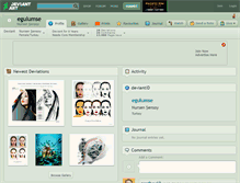 Tablet Screenshot of egulumse.deviantart.com