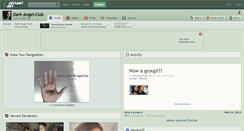 Desktop Screenshot of dark-angel-club.deviantart.com