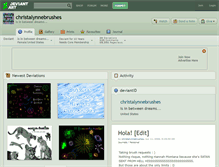 Tablet Screenshot of christalynnebrushes.deviantart.com