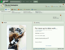 Tablet Screenshot of fille-de-stratospher.deviantart.com