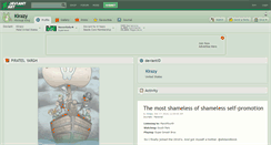 Desktop Screenshot of kirazy.deviantart.com