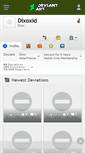 Mobile Screenshot of dixoxid.deviantart.com
