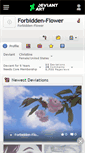 Mobile Screenshot of forbidden-flower.deviantart.com