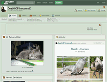 Tablet Screenshot of death-of-innocence.deviantart.com