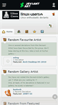 Mobile Screenshot of linux-users.deviantart.com