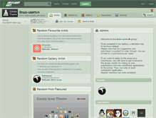 Tablet Screenshot of linux-users.deviantart.com