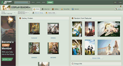 Desktop Screenshot of cosplay-seasons.deviantart.com