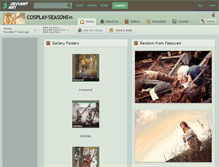 Tablet Screenshot of cosplay-seasons.deviantart.com