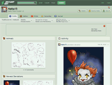 Tablet Screenshot of natta15.deviantart.com