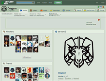 Tablet Screenshot of dragynn.deviantart.com