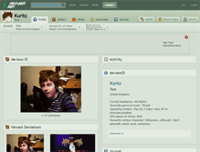 Tablet Screenshot of kuritz.deviantart.com