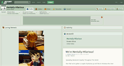 Desktop Screenshot of mentally-hilarious.deviantart.com