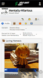 Mobile Screenshot of mentally-hilarious.deviantart.com