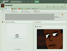 Tablet Screenshot of kenoarashi.deviantart.com