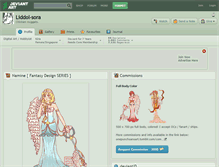 Tablet Screenshot of liddol-sora.deviantart.com