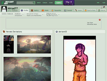 Tablet Screenshot of mirsad77.deviantart.com