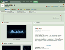 Tablet Screenshot of battlefield1010.deviantart.com