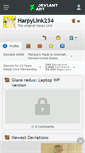 Mobile Screenshot of harpylink234.deviantart.com