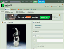 Tablet Screenshot of angique18.deviantart.com