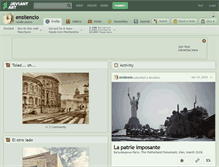 Tablet Screenshot of ensilencio.deviantart.com