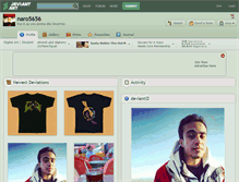 Tablet Screenshot of naro5656.deviantart.com